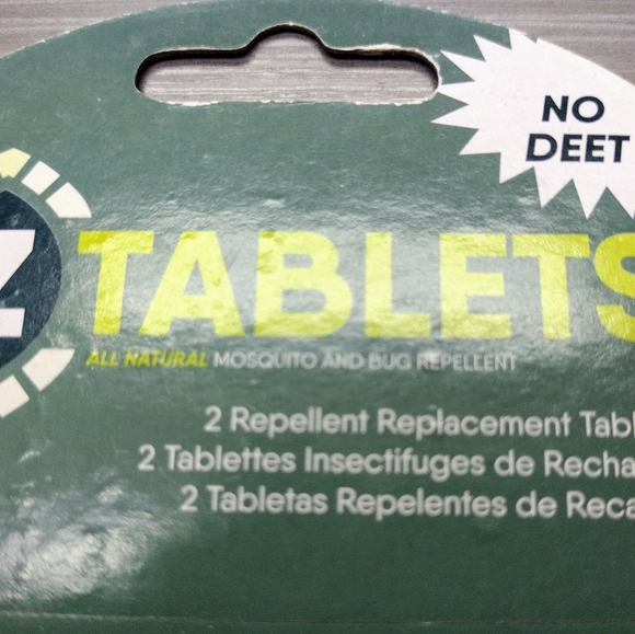 Refill for: Z Band Mosquito & Bug Repellant Band- Two Refill Tablets NO Deet NEW - Picture 2 of 4